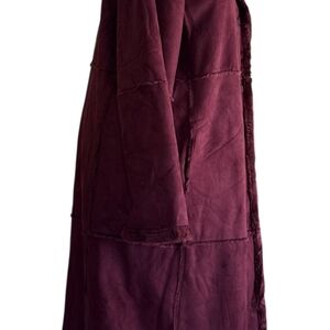 Women's Burgundy Puffer Coat